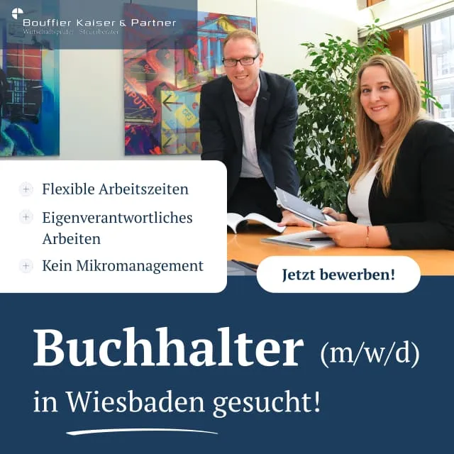 Recruiting-Anzeige für Bouffier Kaiser & Partner