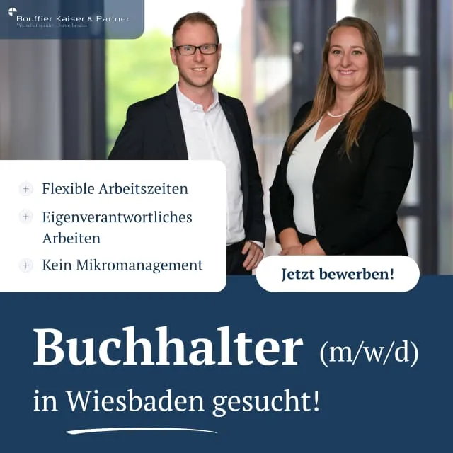 Recruiting-Anzeige für Bouffier Kaiser & Partner