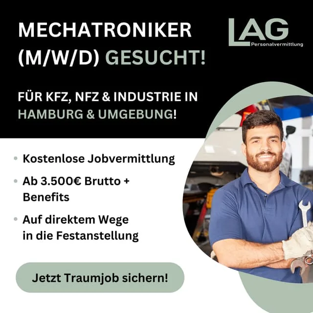 Anzeige im Social Recruiting für LAG Personalvermittlung