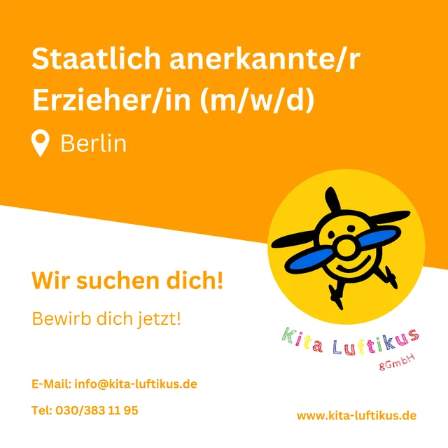 Anzeige Kita Luftikus