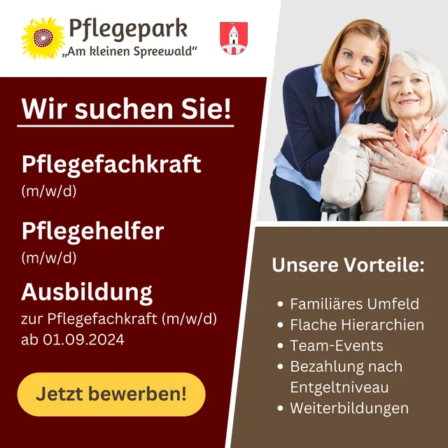 Anzeige für Pflegepark Am kleinen Spreewald