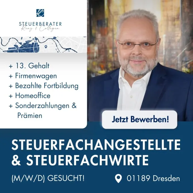 Recruiting-Anzeige für Renz & Collegen Steuerberater