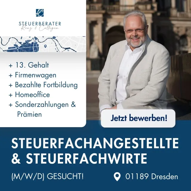 Recruiting-Anzeige für Renz & Collegen Steuerberater