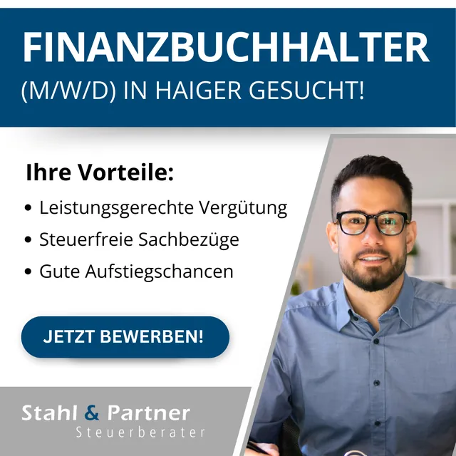 Recruiting-Anzeige für Stahl & Partner Steuerberater