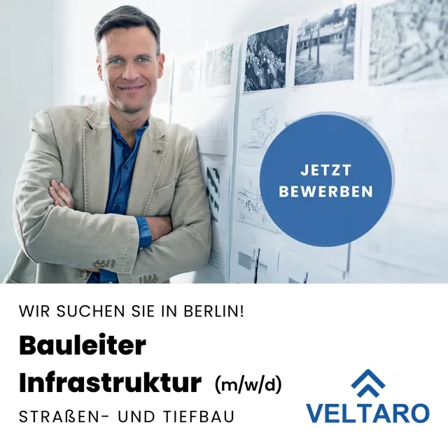 Anzeige im Social Recruiting für VELTARO Gruppe