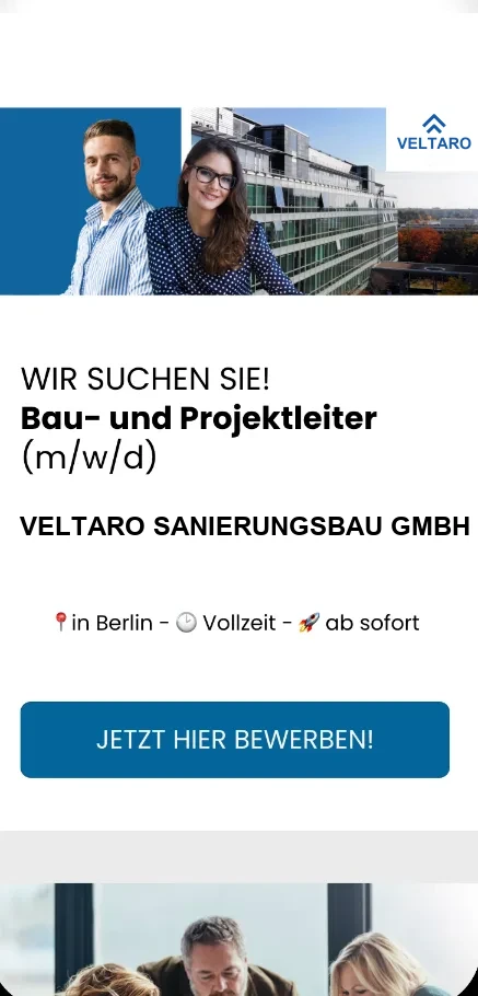 Bewerbungsfunnel VELTARO Gruppe