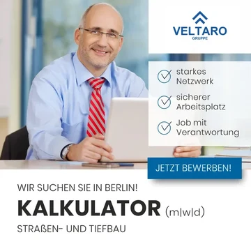 Anzeige im Social Recruiting für VELTARO Gruppe