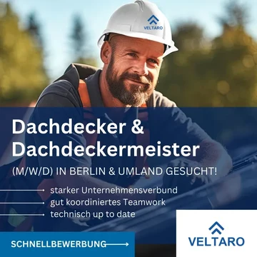 Anzeige im Social Recruiting für VELTARO Gruppe